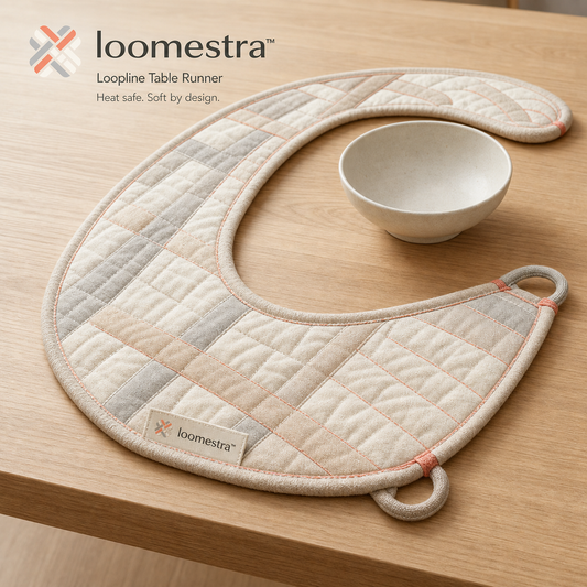 🍽️ Loomestra™ Loopline Crescent Table Mat
