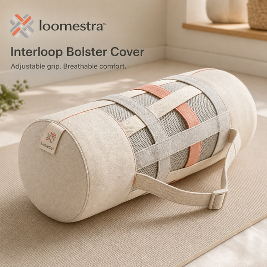🧘 Loomestra™ Interloop Adjustable Bolster Cover